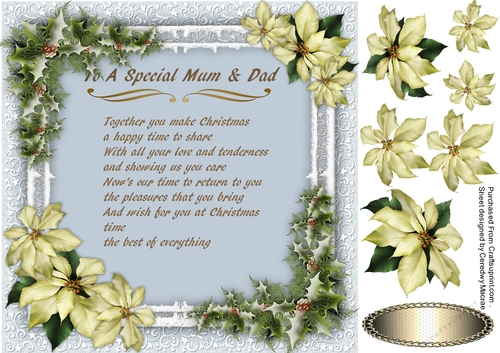 To A Special Mum & Dad at Christmas 