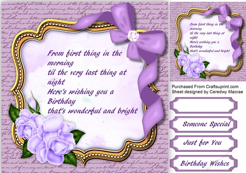 Beautiful Bracket with Roses and Bow 1