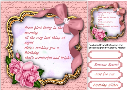 Beautiful Bracket with Roses and Bow 2
