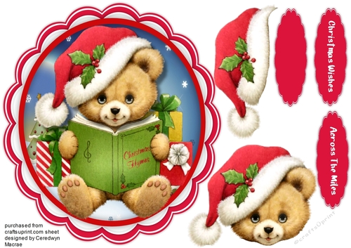 Teddy with His Song Book