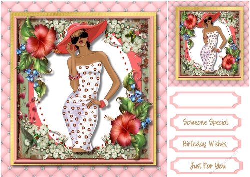Lady in the Flowers