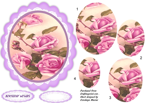 Beautiful Lilac  Pyramid  Roses