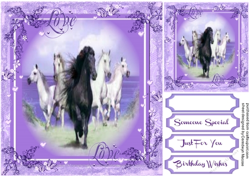  The Galloping Horse , Lilac