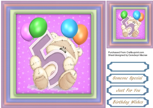 Teds 5th Birthday Wishs