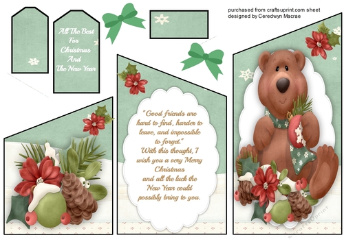 Lovely Tri-Fold, Christmas Thicket 