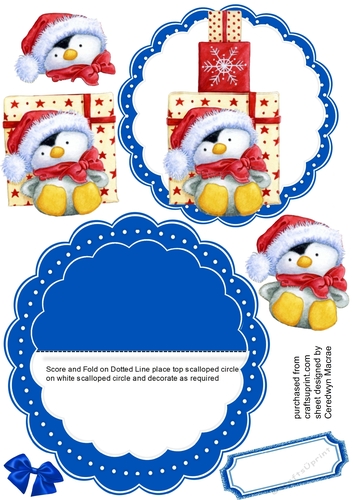 Penguin  Presents Christmas Rocker