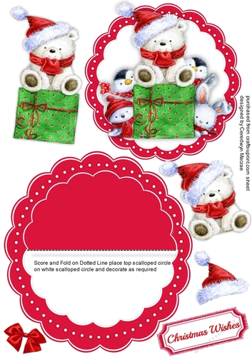 Teddy and Friends Christmas Rocker