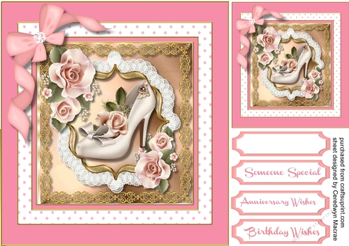 Beautiful Shoe and Roses 