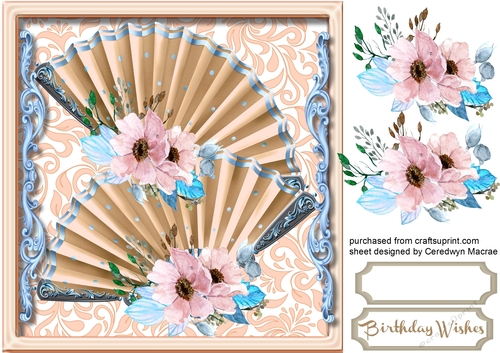 Beautiful Buff Fan Affair