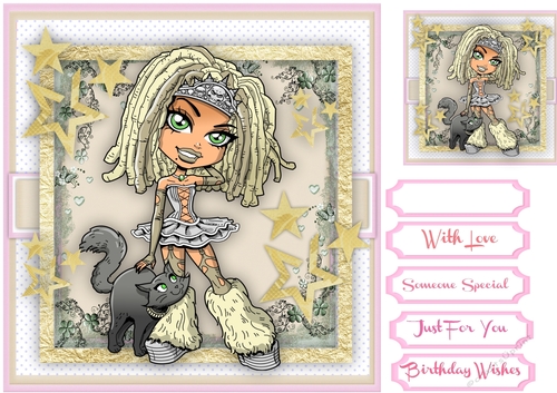 Princess Pia and her Cat 
