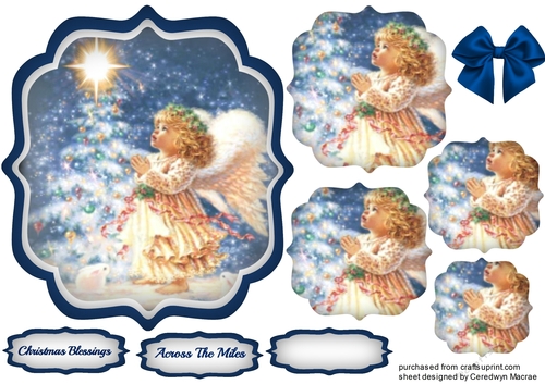 Beautiful Praying Angel Topper 