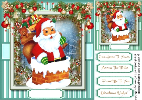 Santas Down the Chimney