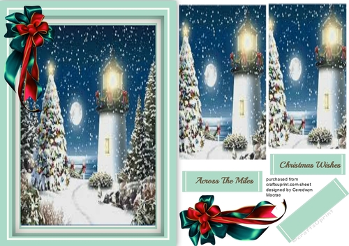 Lighthouse in the Snow 