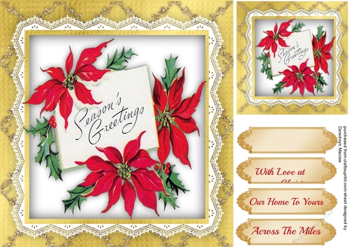 Christmas Wishes on Lace 