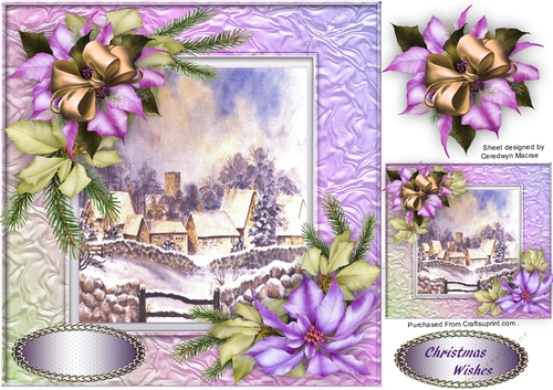 Cotswold Village in the Snow