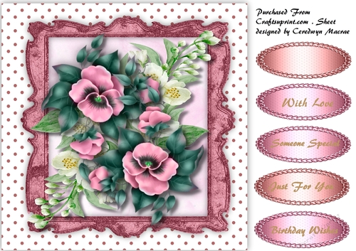 Pink Pansys and Jasmine 