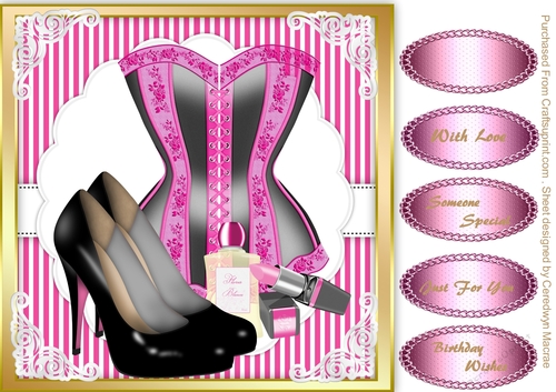 Beautiful Cerise Bask and Makeup