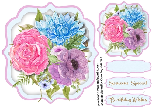 Beautiful Flower topper 2