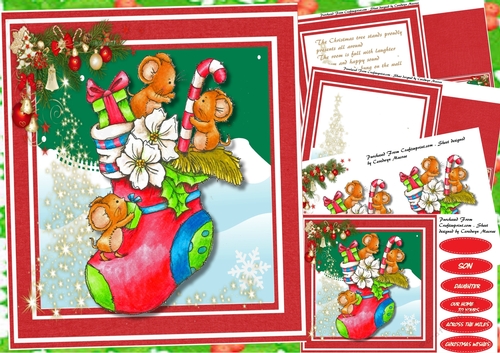 8x8 Mini Kkit ,Stocking Treats Just For You 