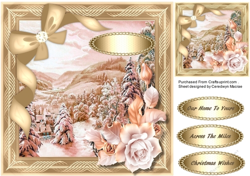 Golden Rose of Christmas 