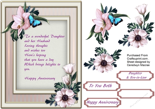 Anniversary ,Daughter & Son-in-Law
