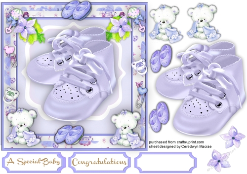 For a Special Baby , Lilac