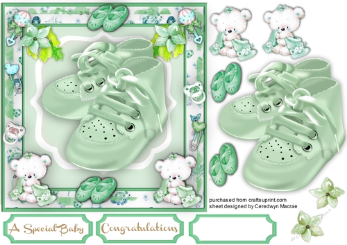 For a Special Baby , Green 
