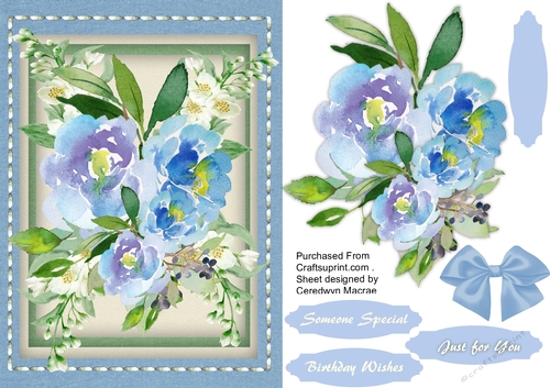 Beautiful Water coloured Anemones 