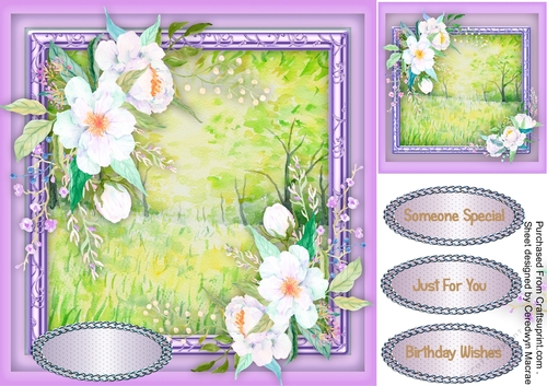 Beautiful Scene and Cream  Roses 