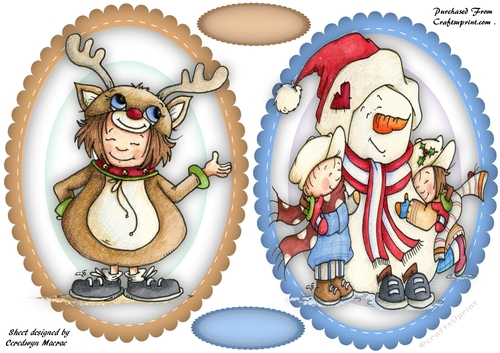  2 Lovely Christmas Toppers 