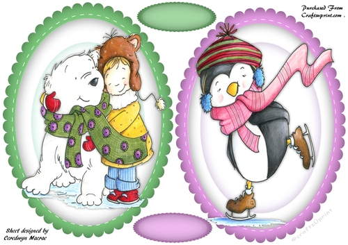  2 Lovely Christmas Toppers 