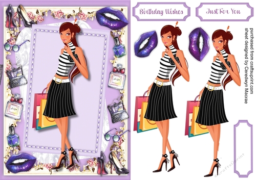 Modern Miss shopping Girl 2