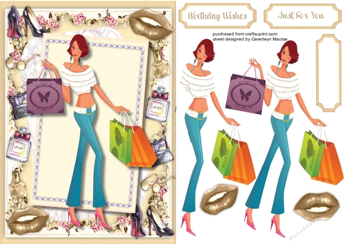 Modern Miss shopping Girl 3