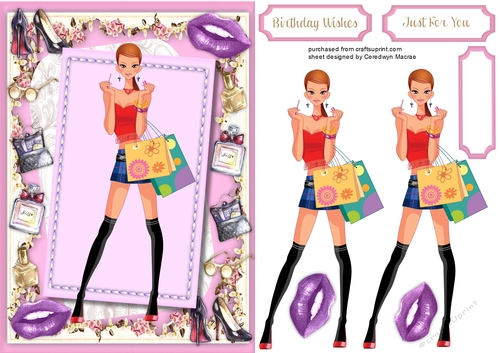 Modern Miss shopping Girl 4