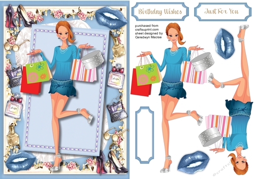 Modern Miss shopping Girl  8