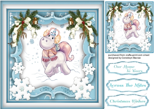 The Happy Snow Unicorn 