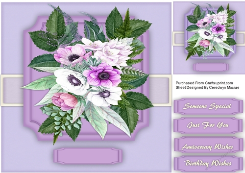 Lovely Lilac Anemones 