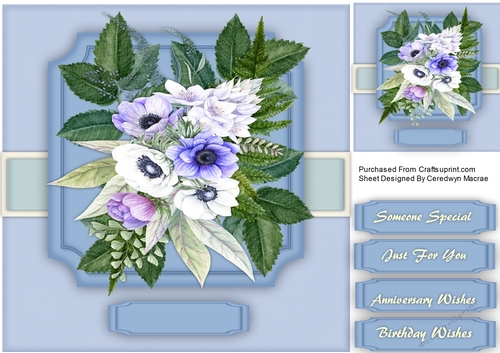 Lovely Blue Anemones 