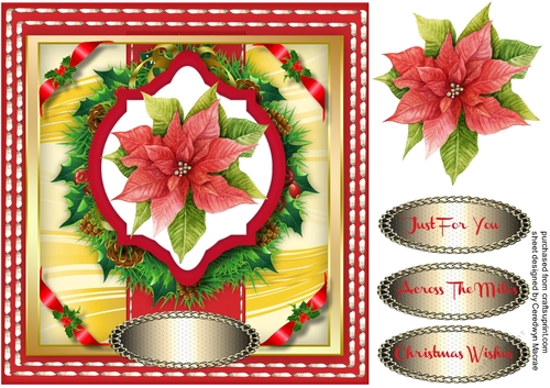Baubles and Poinsettia