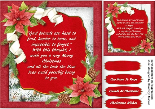 To Special Friends At Christmas 