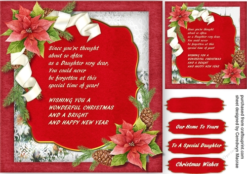 To A Special  Daughter At Christmas 