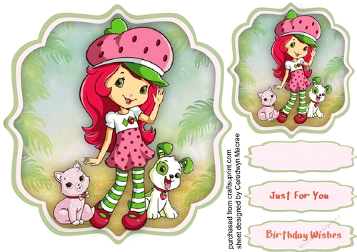  Miss Strawberry Taking a Walk