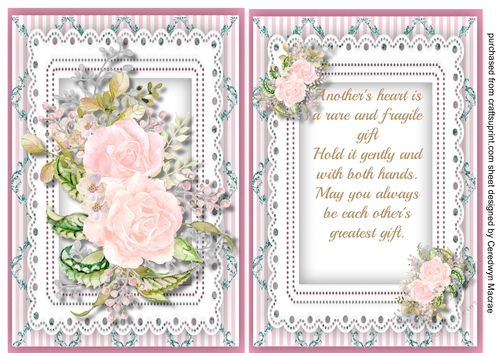 Beautiful Pale Pink  Roses with Anniversary Verse