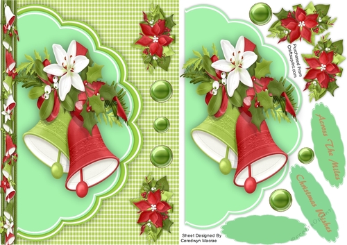 The Bells of Christmas  envelope card   