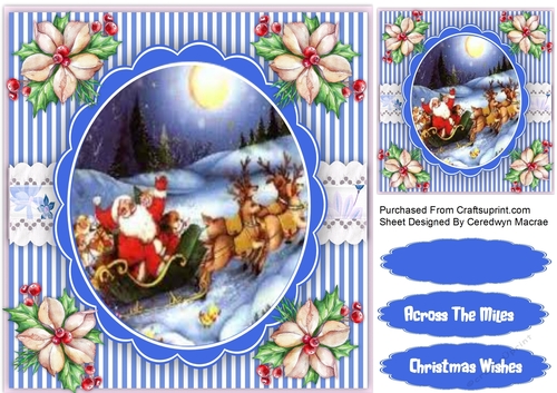Beautiful Scene with Holly Roses 2