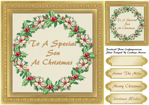 To A Special Son at Christmas 13