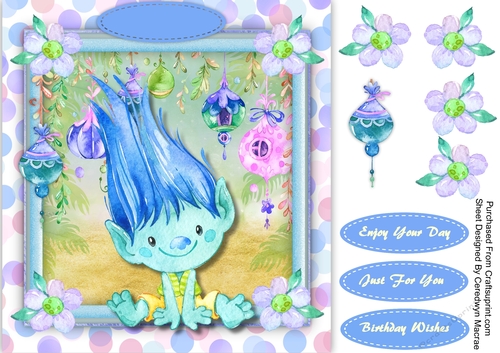 Little Troll in Blue 2