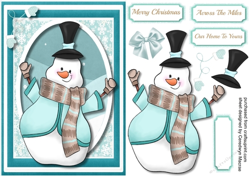Cute Jolly Snowman 1