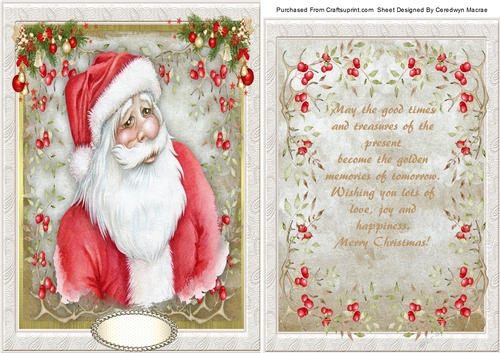 Jolly Old Santa With Verse