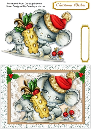 Christmas Cheesey Mice 